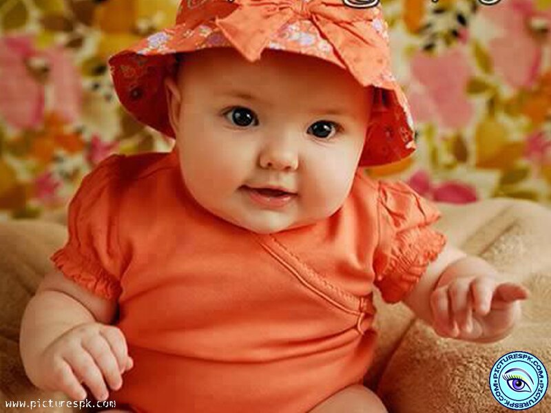 Baby in Orange Outfit
