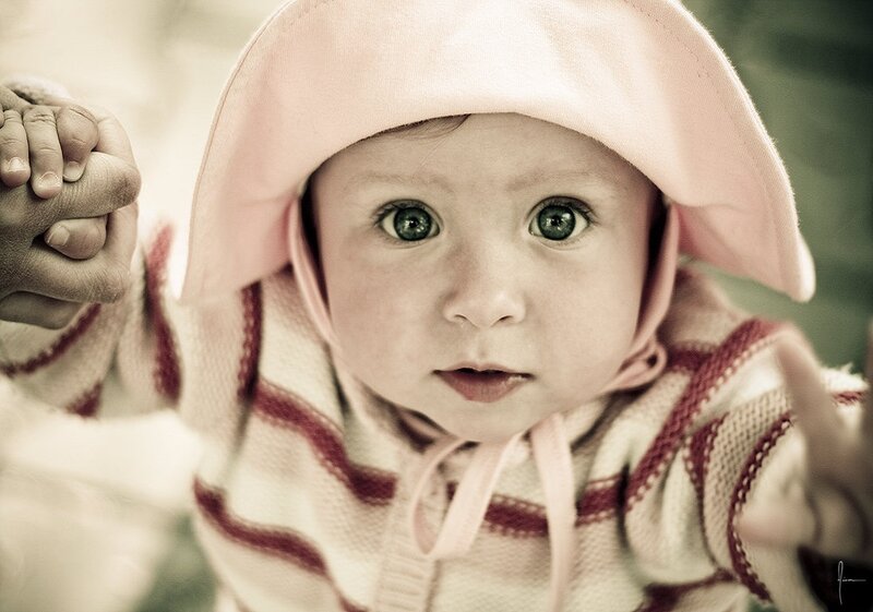 Baby in Pink Hat — Innocent