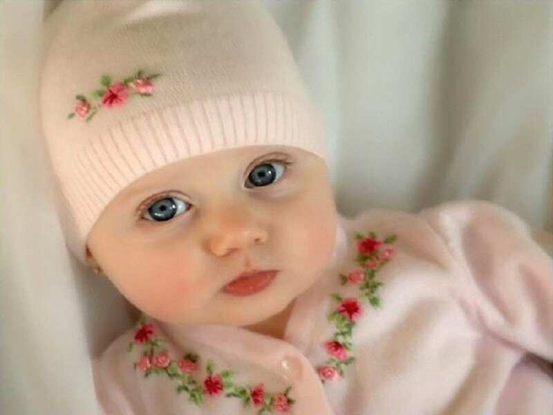 Baby in Pink Outfit