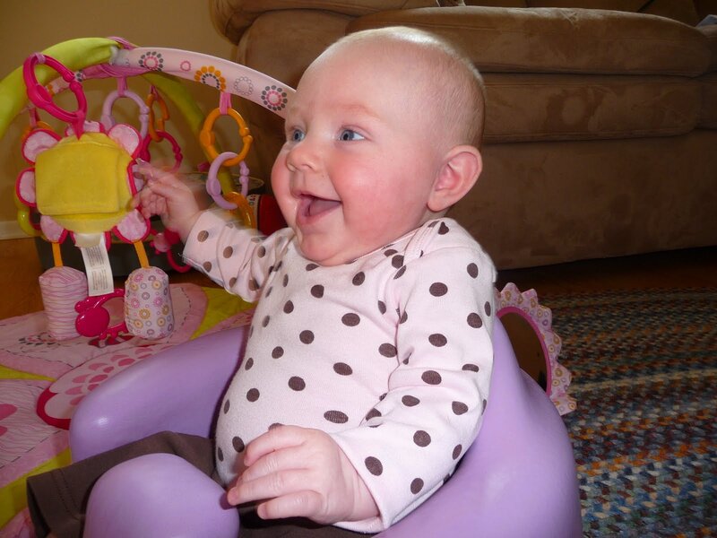 Baby in Purple Seat