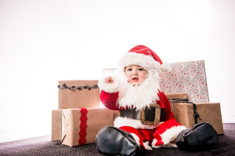 Baby in Santa Costume