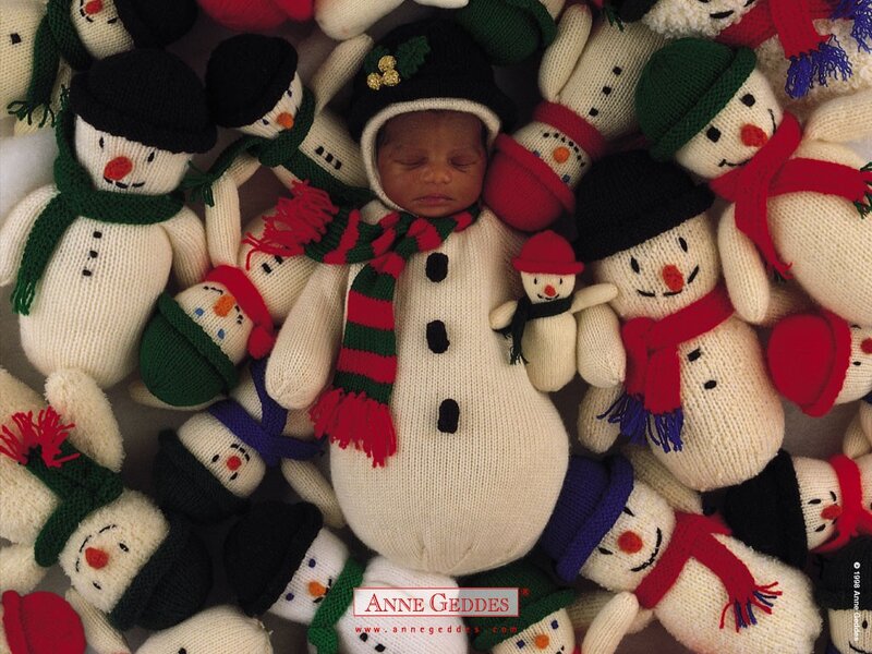 Baby in snowman costume