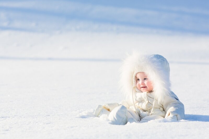 Baby in Snowsuit