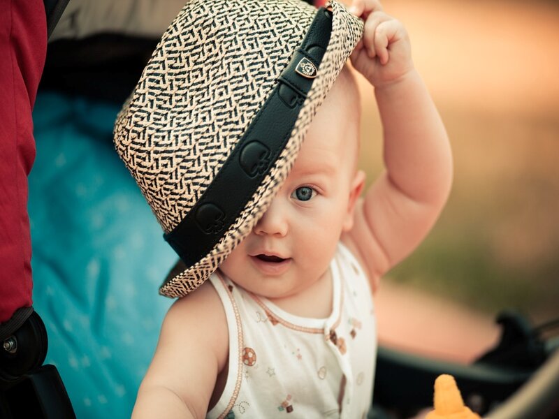Baby in Stroller