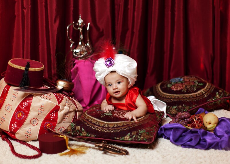 Baby in Turban Costume
