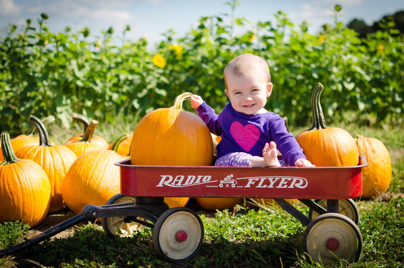 Baby in Wagon
