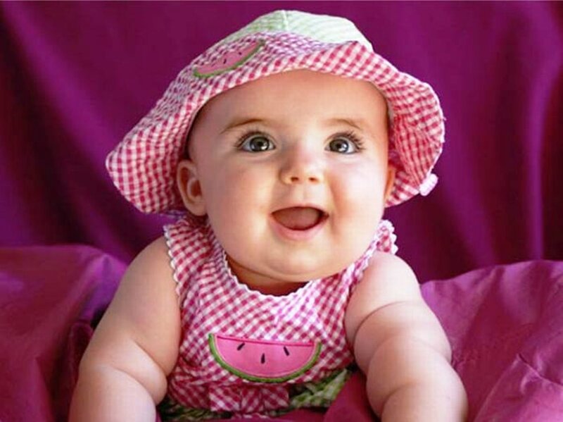 Baby in Watermelon Outfit — Pink