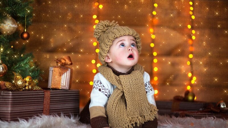 Baby in Winter Clothes — Brown