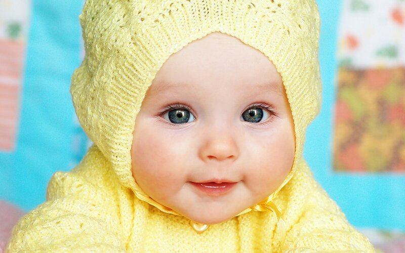 Baby in Yellow Hat
