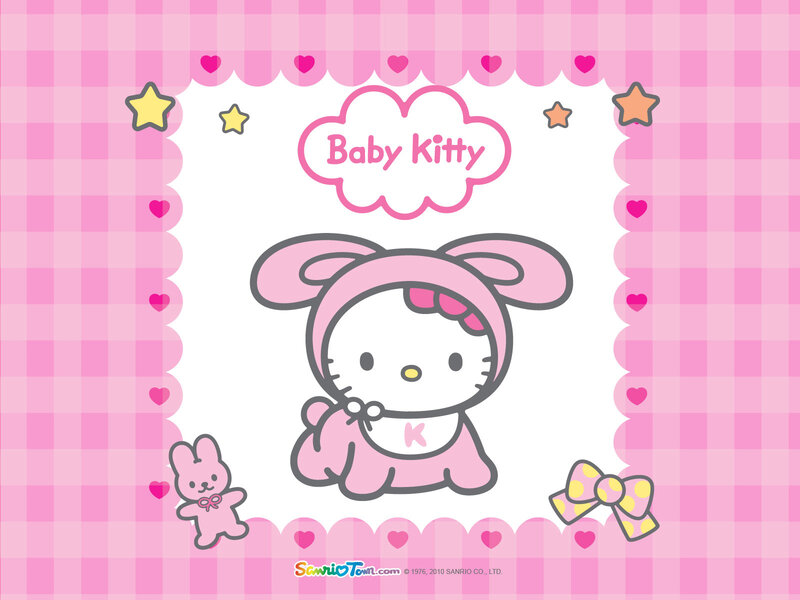 Baby Kitty Character — Pink