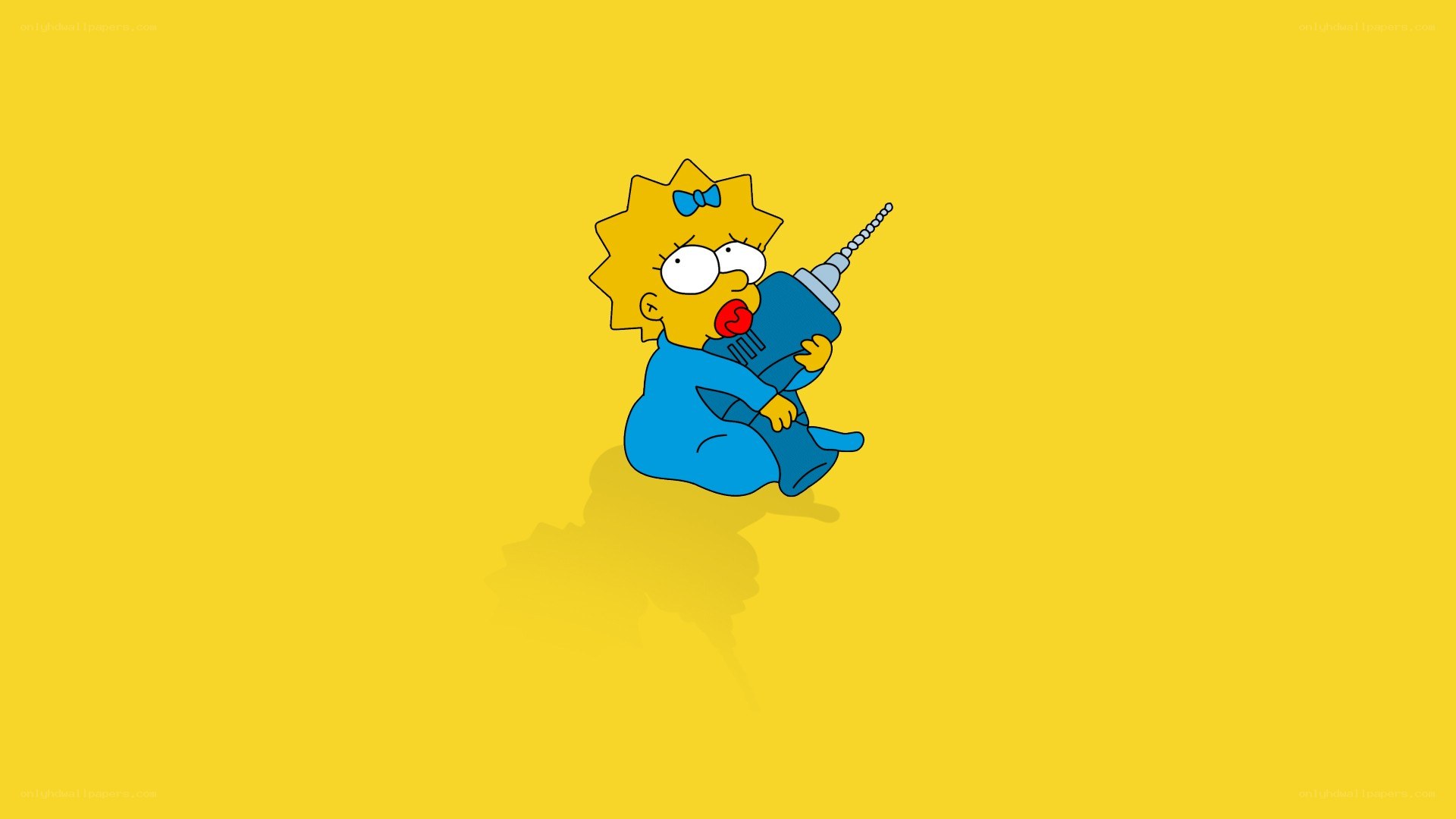 Baby Lisa with drill