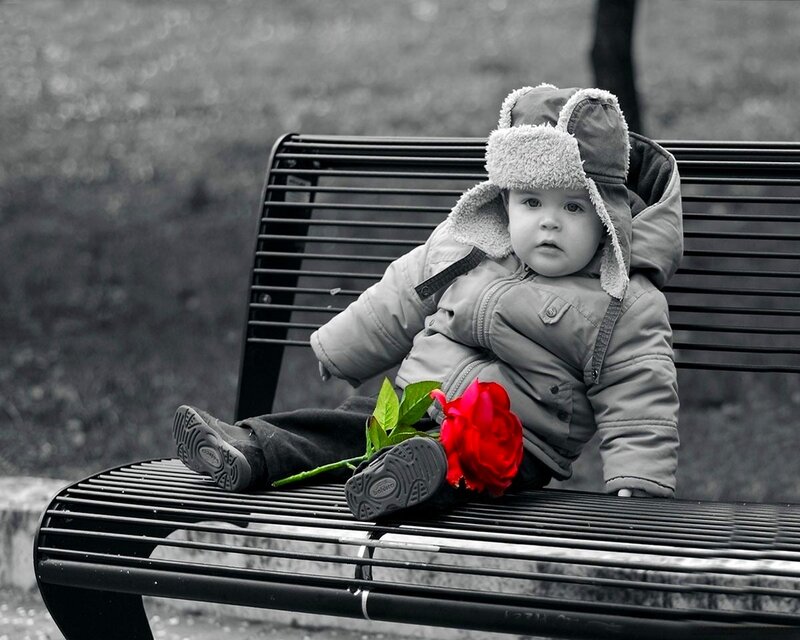 Baby on Bench