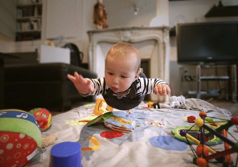 Baby on Play Mat