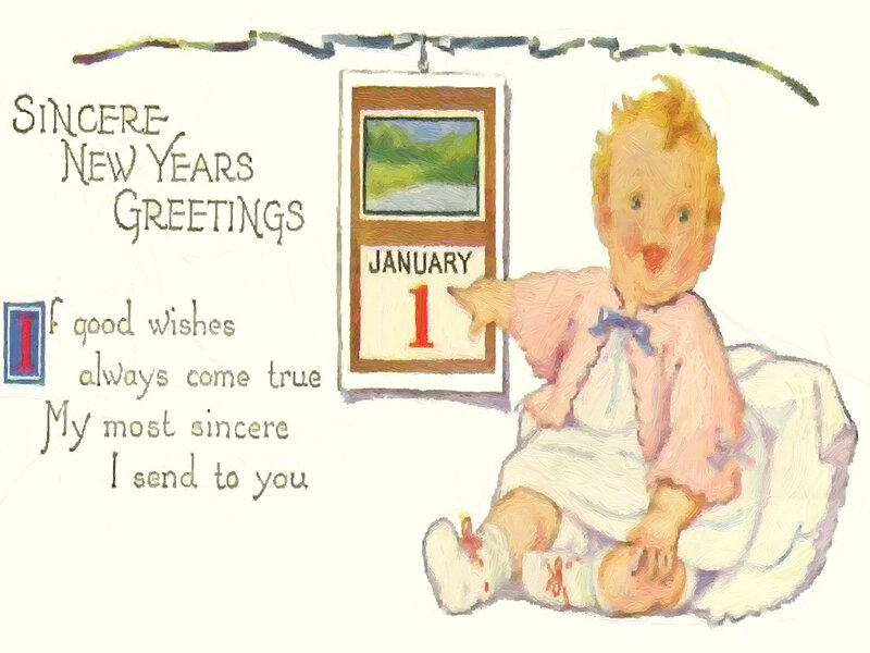 Baby Pointing at Calendar