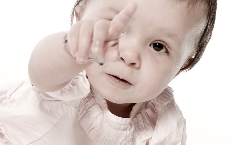 Baby Pointing Finger