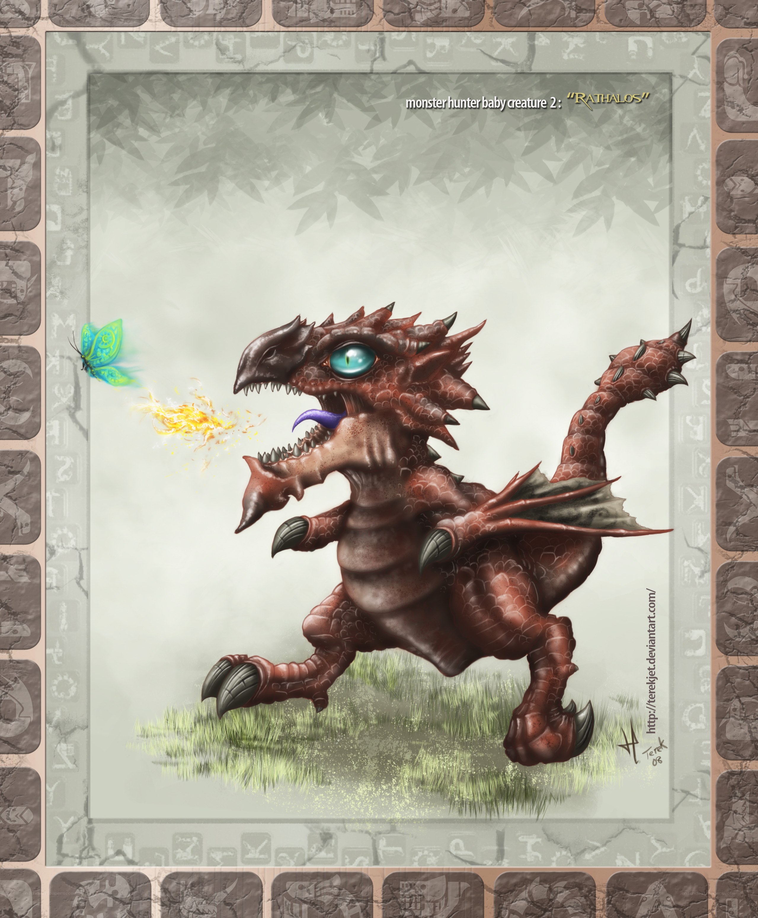 Baby Rathalos creature
