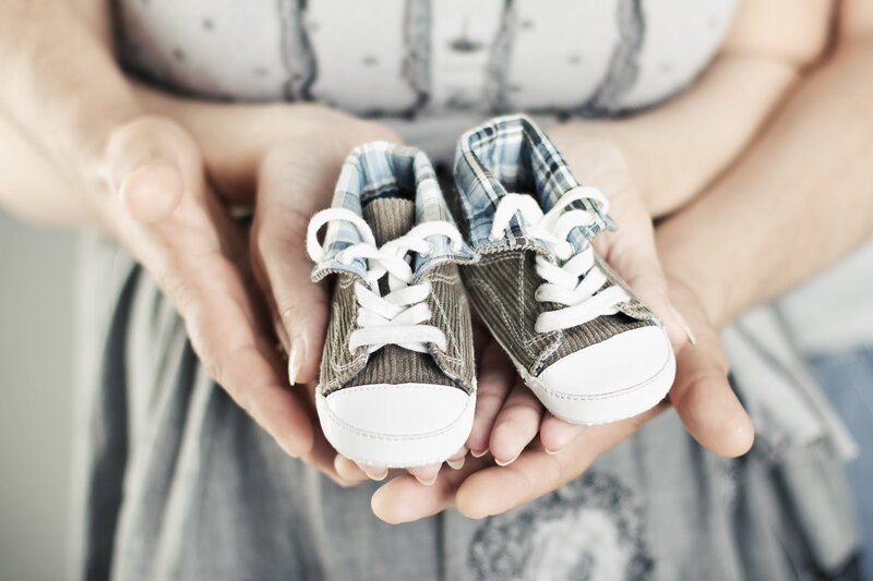 Baby Shoes in Hands