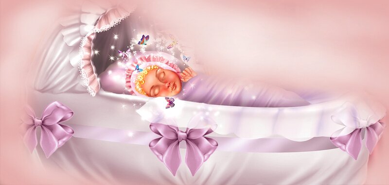 Baby Sleeping in Bassinet