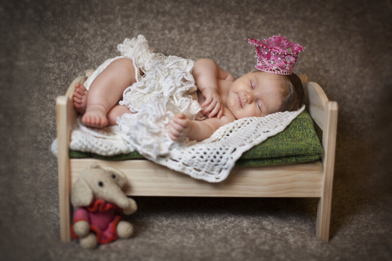 Baby Sleeping in Bed