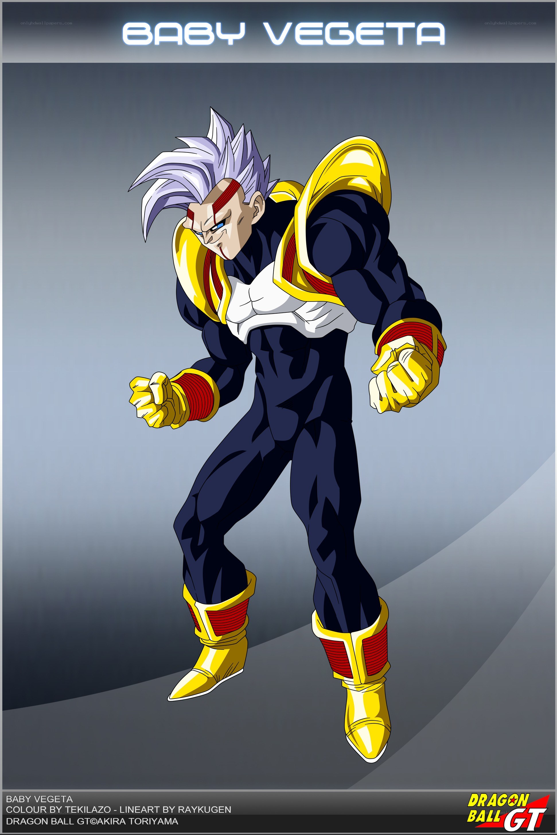 Baby Vegeta character art