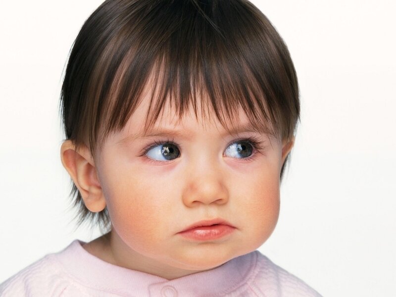 Baby with Brown Hair