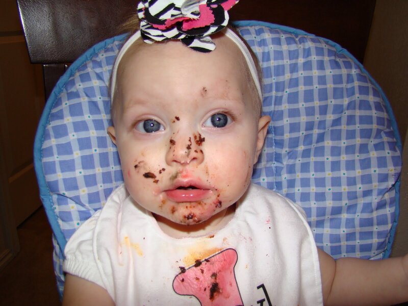 Baby with Chocolate on Face