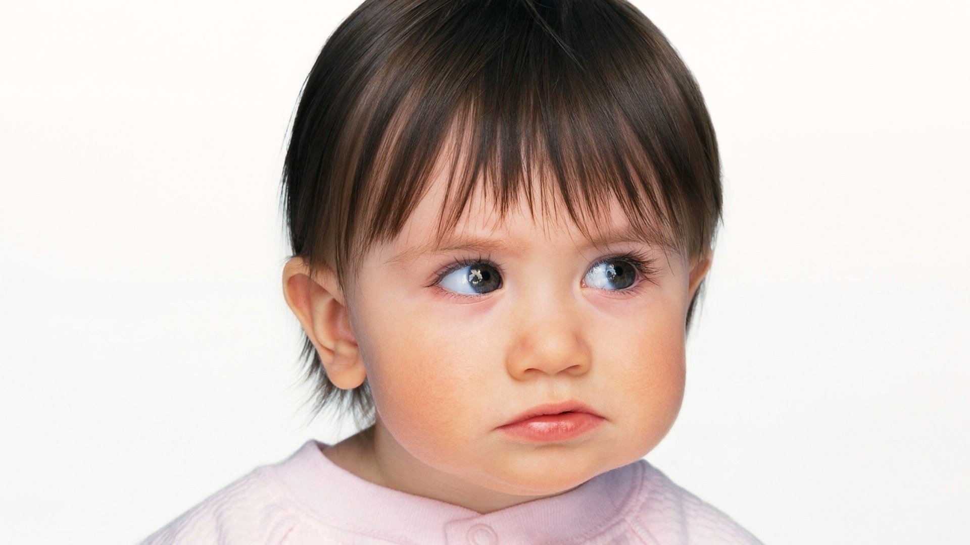 baby with curious expression