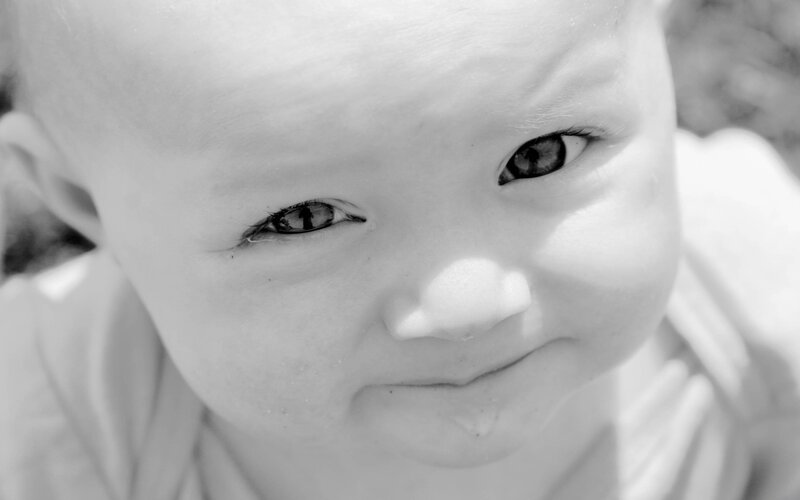Baby with Dark Eyes