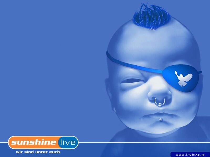 Baby with Mohawk