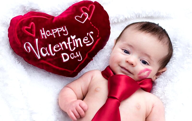 Baby with Red Tie — Sweet