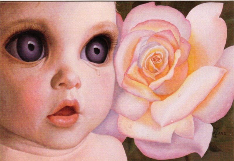 Baby with Rose