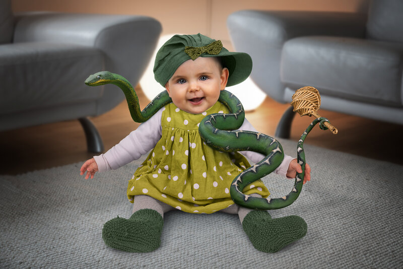 Baby with Snake Costume