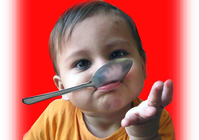 Baby with Spoon