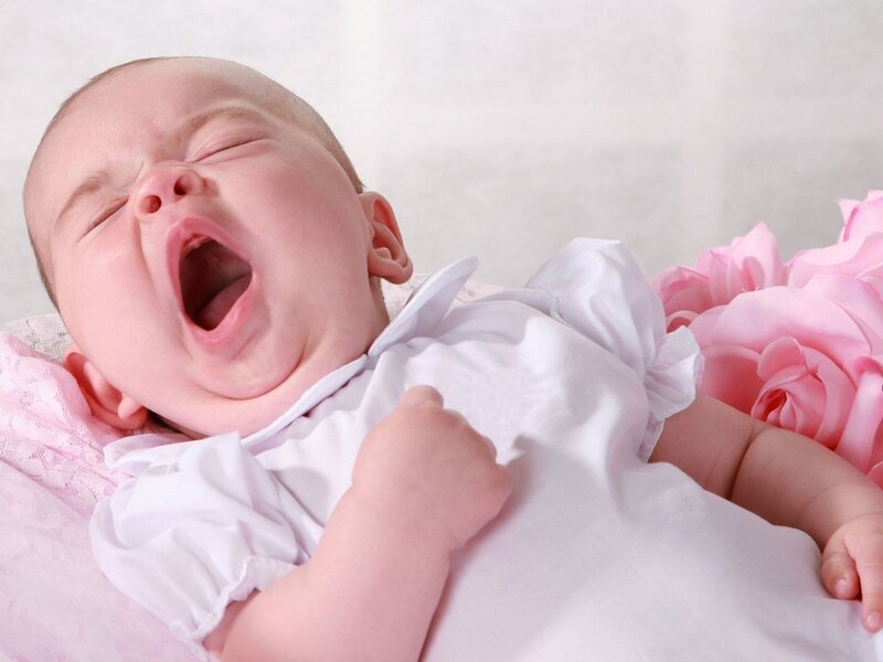 Baby Yawning