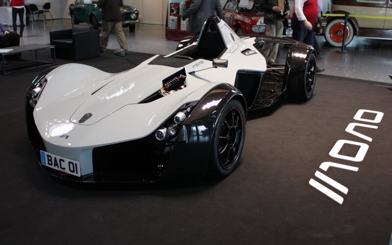 BAC Mono sports car display