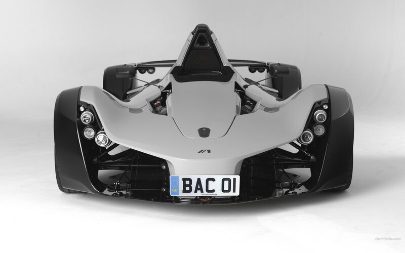 BAC Mono sports car front view