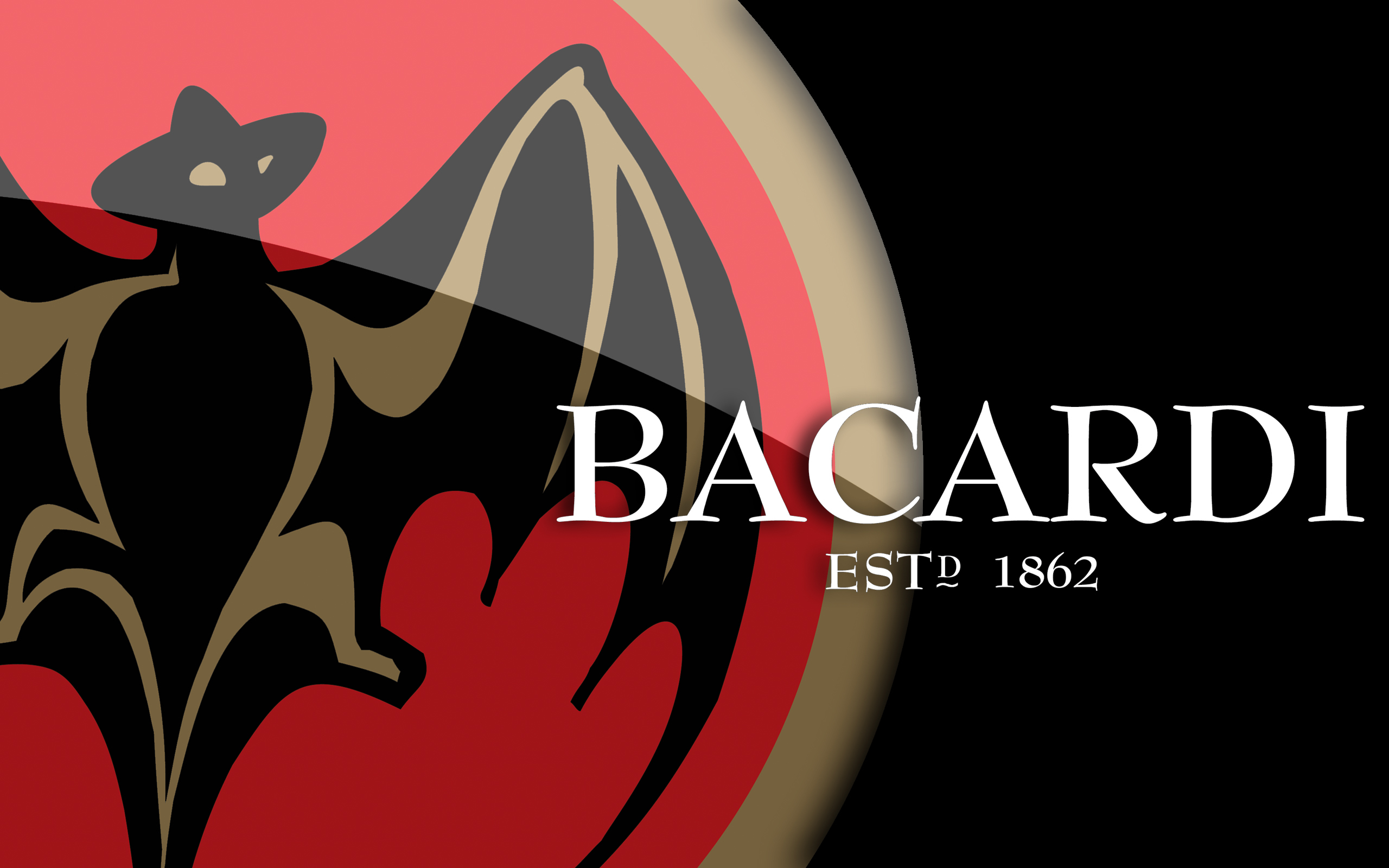 Bacardi logo with bat symbol
