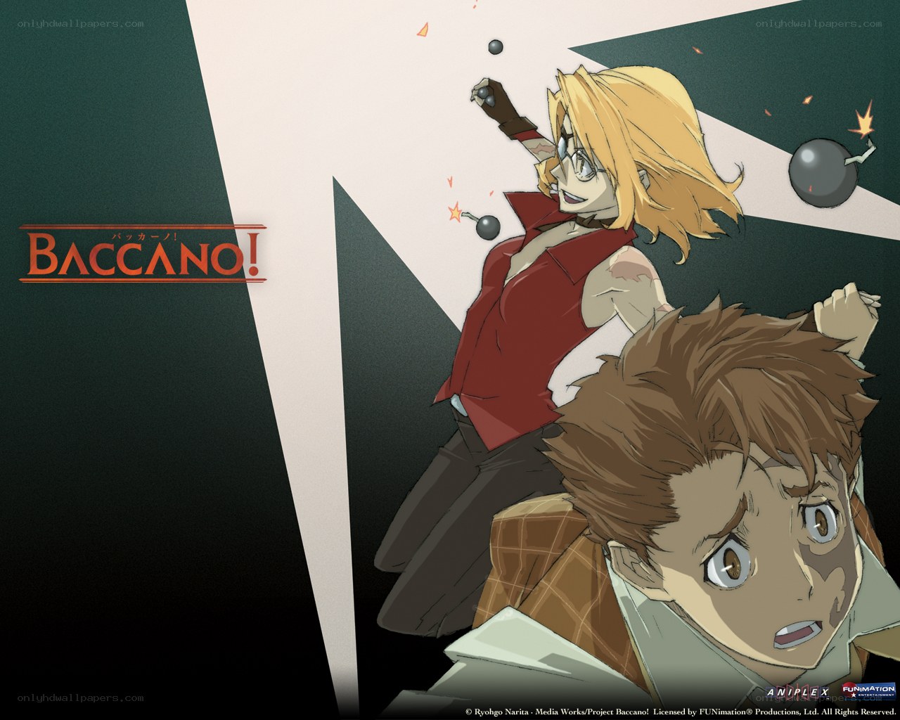 Baccano! anime action scene
