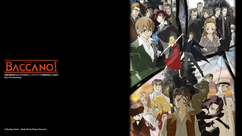 Baccano! anime promotional art