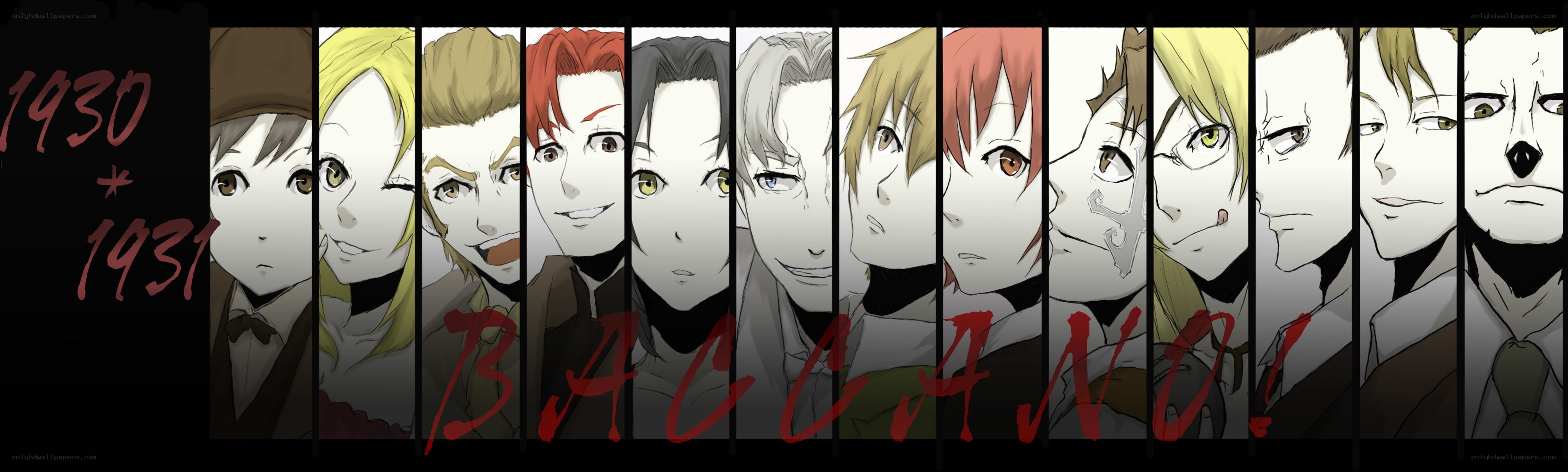 Baccano! character lineup