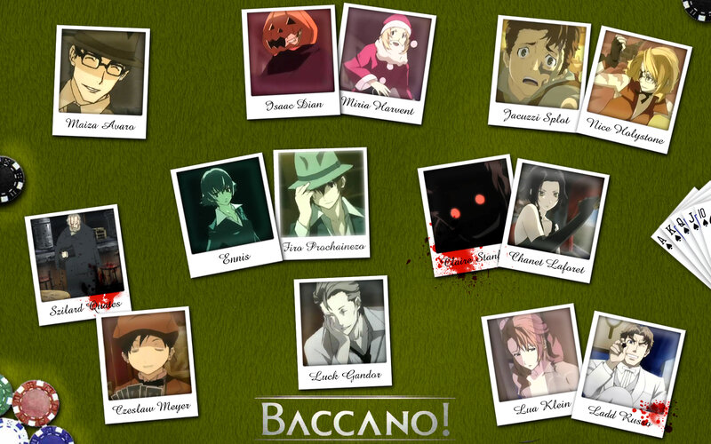 Baccano! character lineup