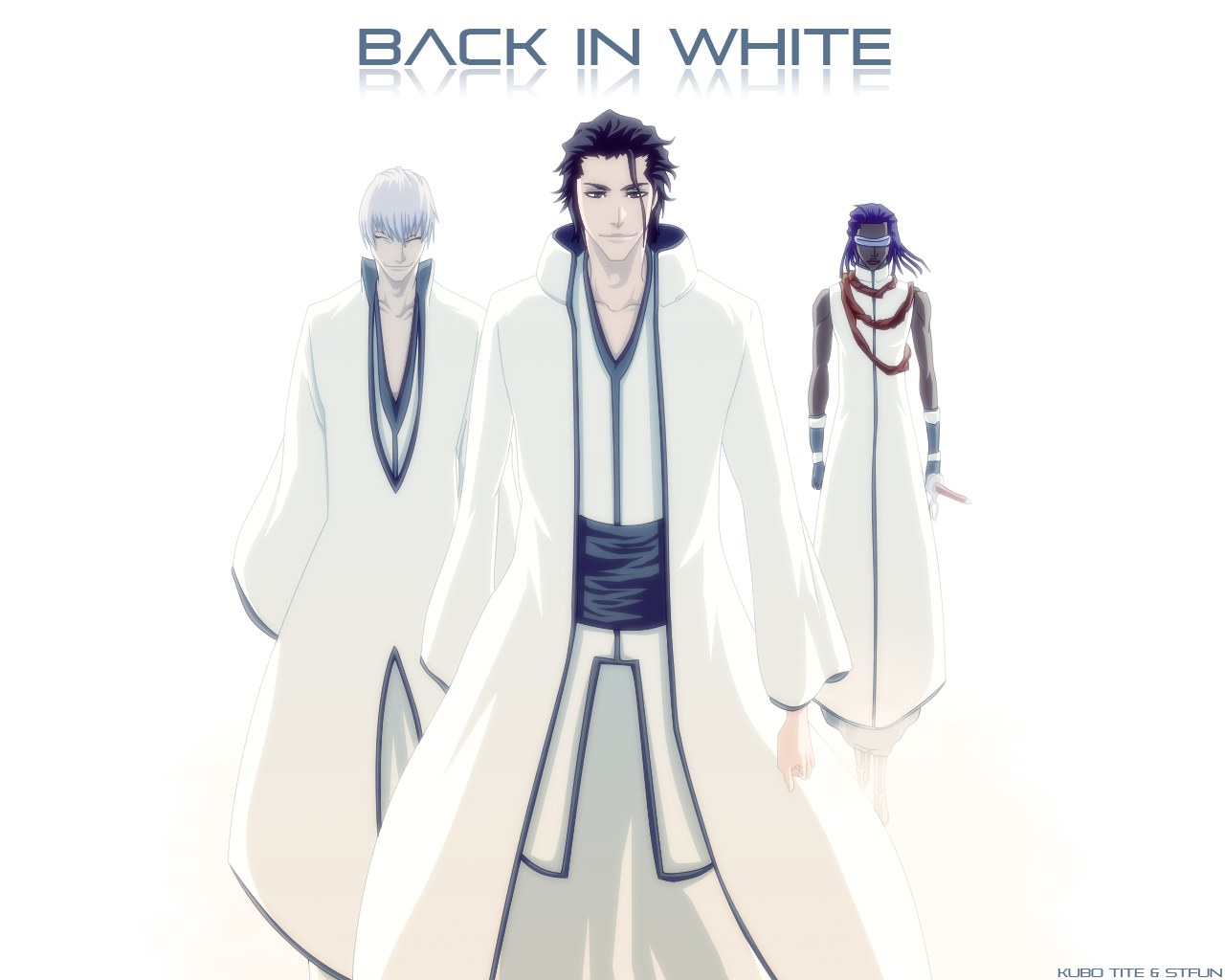 Back in White characters
