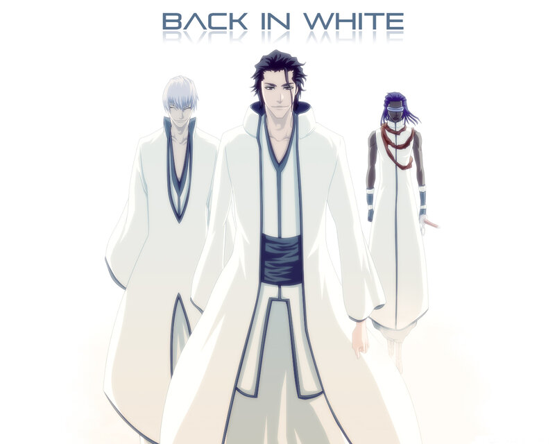 Back in White characters