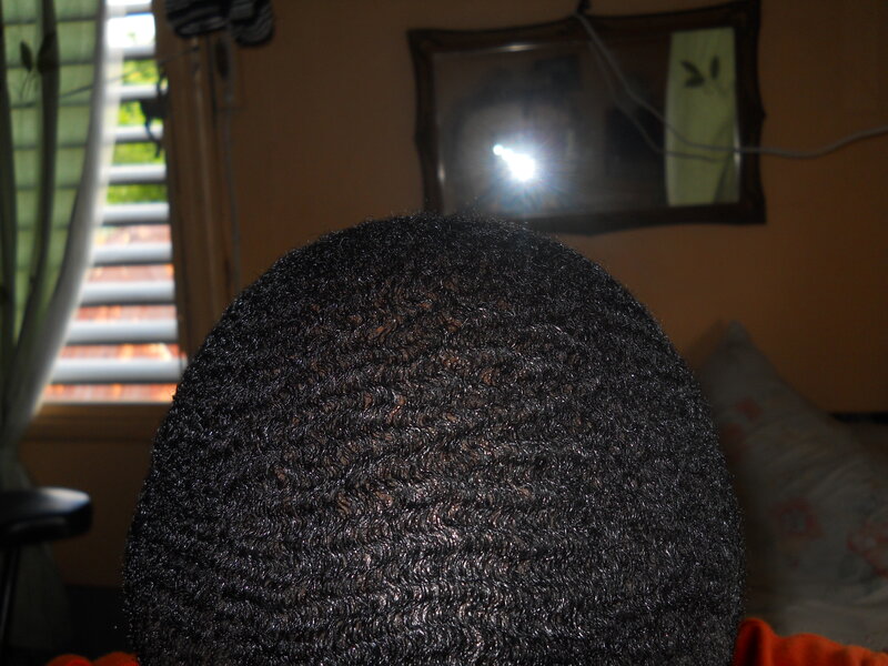 Back of a Person's Head — Black