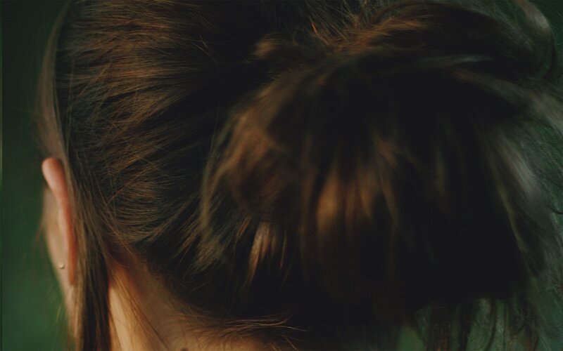 back of a person's head