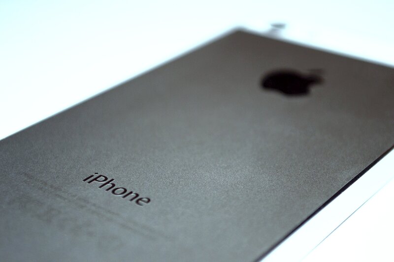 Back of an IPhone