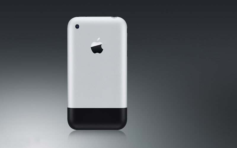 Back of first iPhone