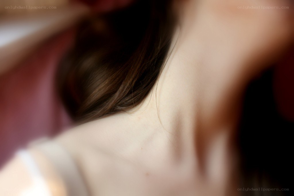 back of neck and shoulder