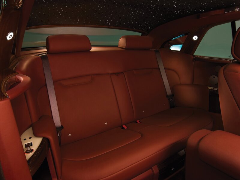 Back Seat of Luxury Car