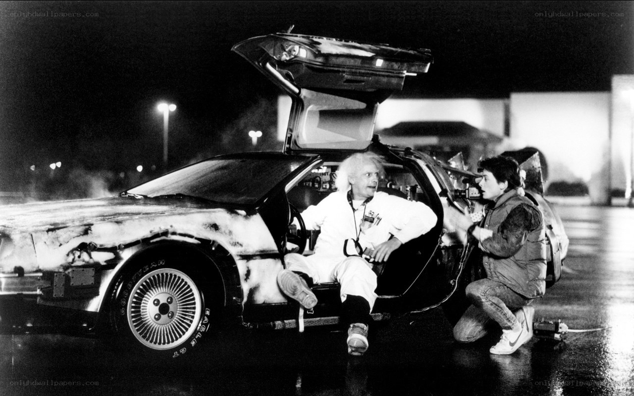 Back to the Future car scene